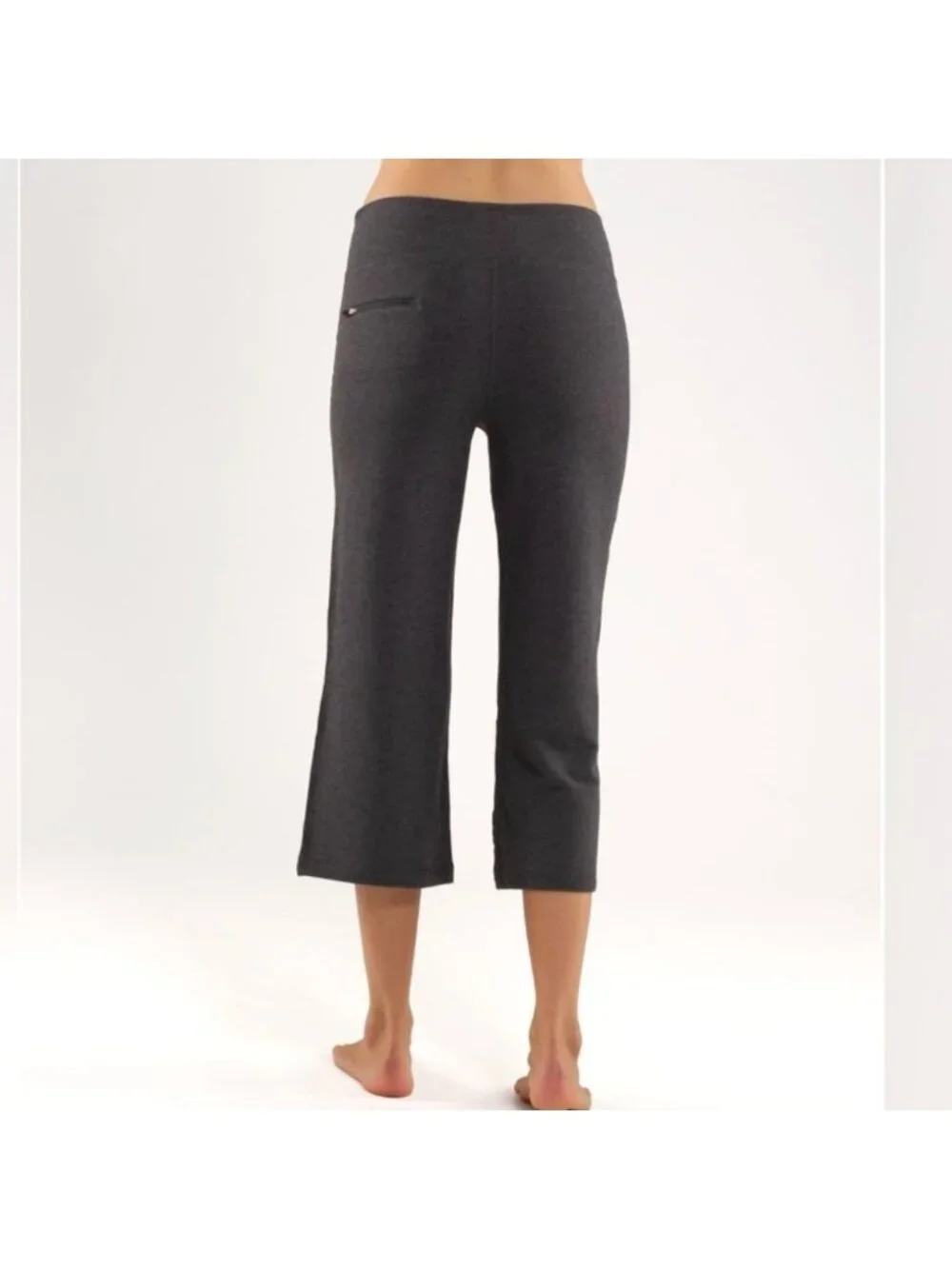 Lululemon Relaxed Fit Crop Charcoal Modal